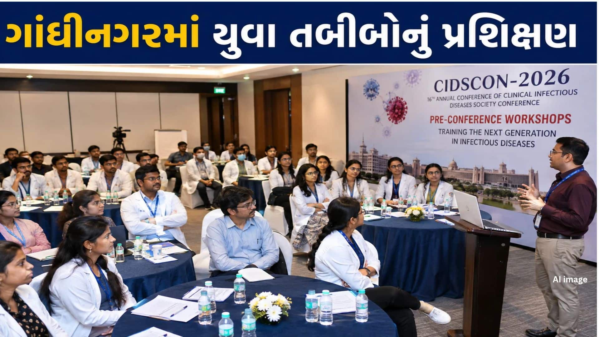 એન્ટીબાયોટિક્સના યોગ્ય ઉપયોગ અંગે ગાંધીનગરમાં તબીબોને તાલીમ