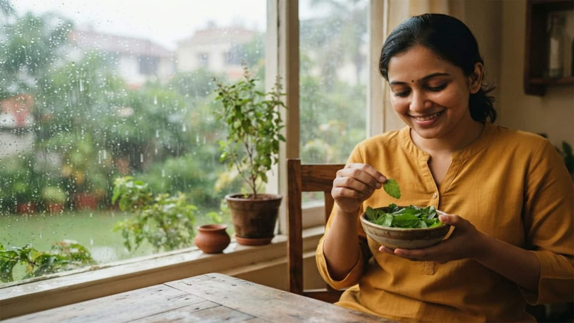 ચોમાસામાં તુલસીના પાન ખાવાના ફાયદા