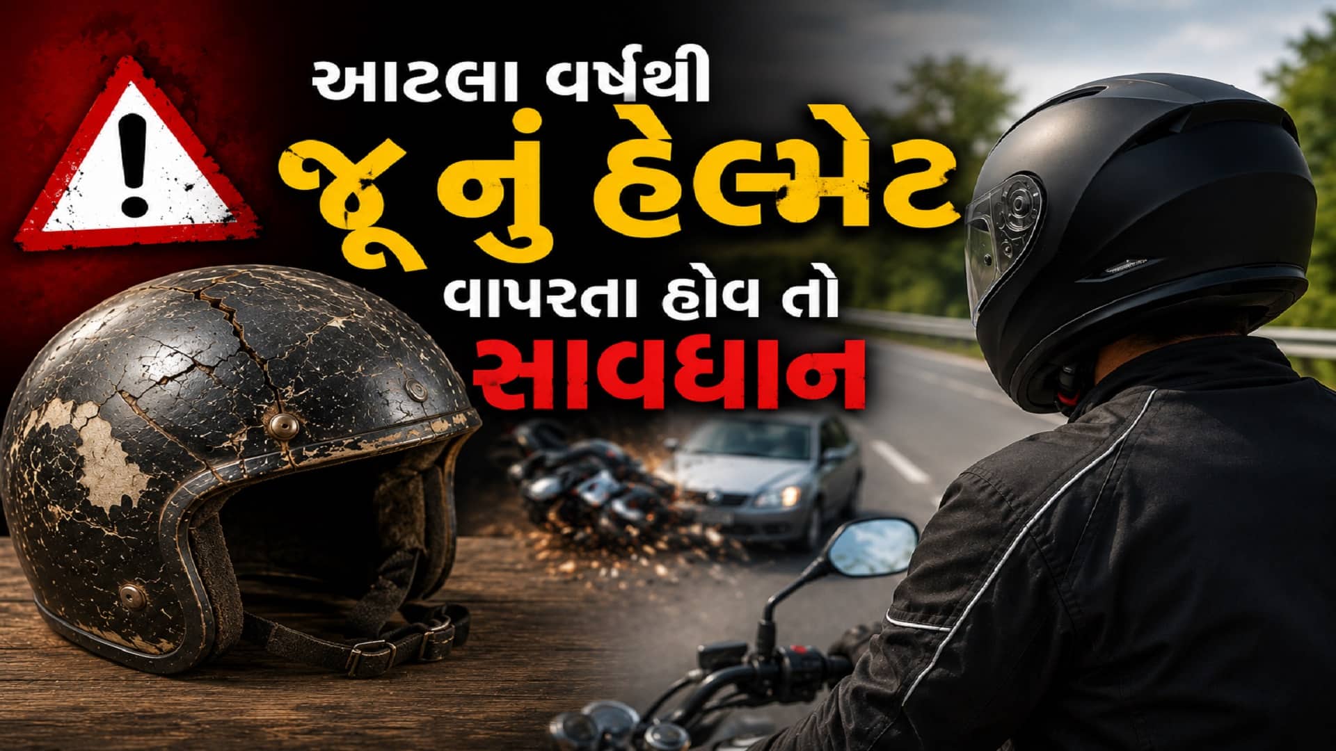હેલ્મેટ પણ થાય છે એક્સપાયર, 5 વર્ષમાં બદલી નાખો