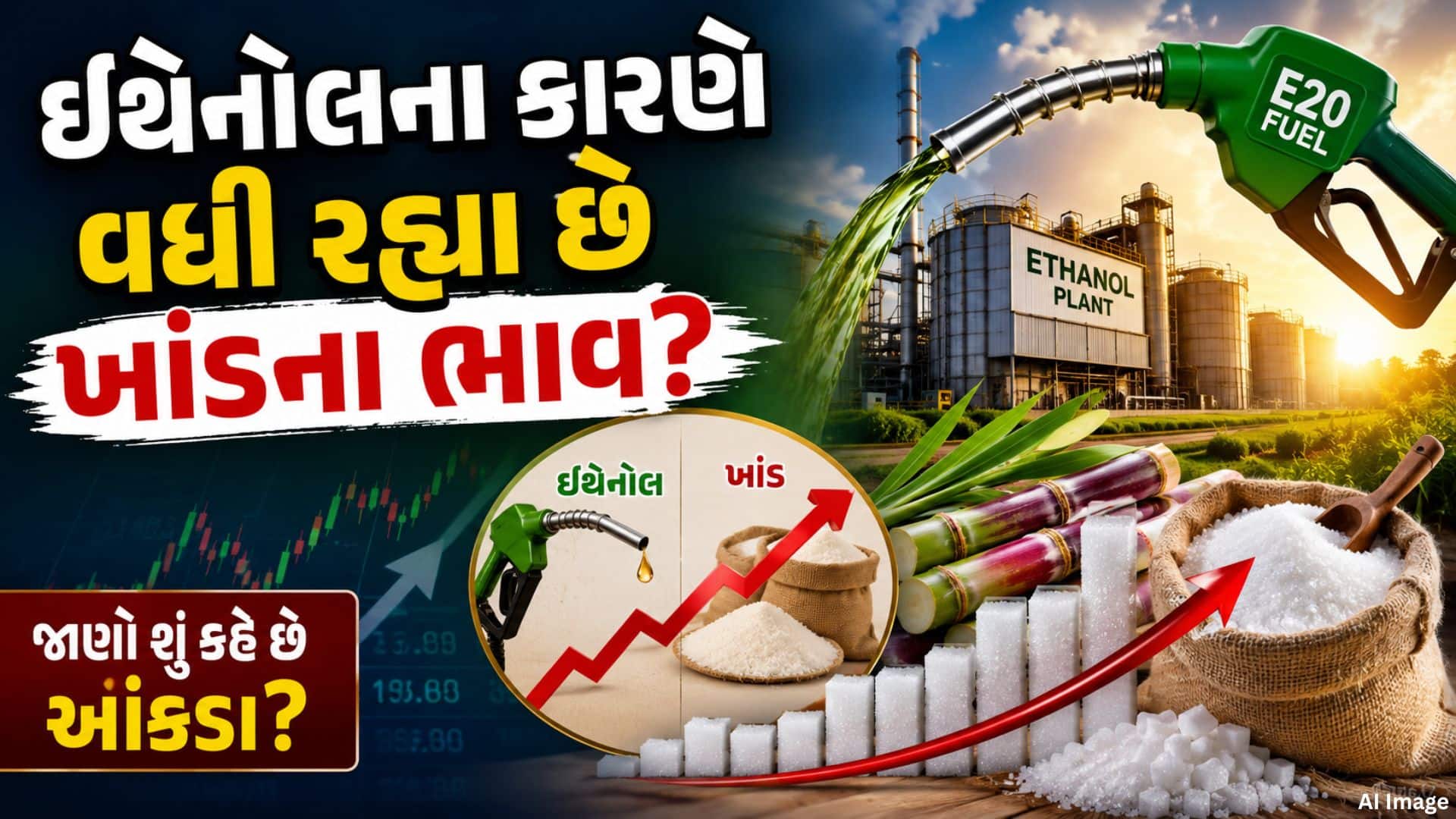 ખાંડના ભાવમાં ઉછાળો, ઇથેનોલ કે ઉત્પાદન ઘટાડો?