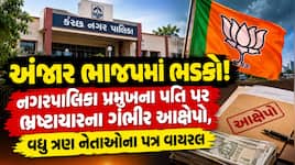 અંજાર ભાજપમાં આંતરિક કકળાટ જાહેર! ત્રણ હોદ્દેદારોની લેખિત ફરિયાદથી ખળભળાટ, પાલિકા...