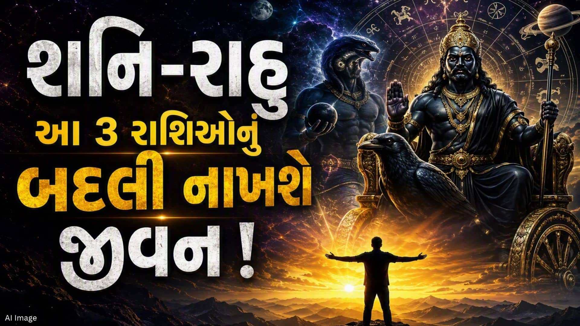 શનિની રાશિમાં રાહુ ગોચર, આ 3 રાશિઓનું બદલી નાખશે ભાગ્ય, અચાનક થશે ધનલાભ!