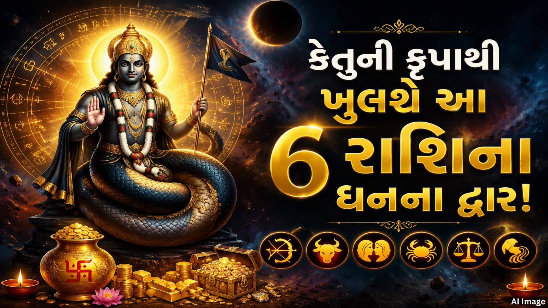 કેતુનું ગોચર: 6 રાશિઓને નાણાકીય લાભનો યોગ