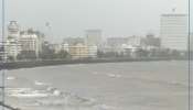 માયાનગરી મુંબઇના કેટલાક વિસ્તારોમાં વરસાદ, મરીન ડ્રાઇવ પર દરિયાના મોજા ઉછળ્યા...
