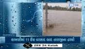 બનાસકાંઠાના લાખણીમાં 11 ઈંચ વરસાદ બાદ તારાજીના દ્રશ્ય, ઠેર-ઠેર પાણી જ પાણી...
