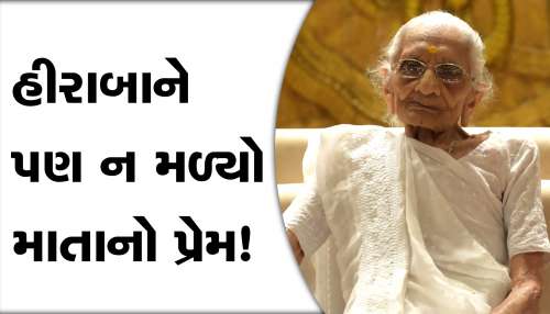 હીરાબાને પણ ન મળી શક્યો તેમની માતાનો પ્રેમ; ચહેરો, મમતા અને ખોળો કંઇ જ યાદ નહોતું... હીરાબાને પણ ન મળી શક્યો તેમની માતાનો પ્રેમ; ચહેરો, મમતા અને ખોળો કંઇ જ યાદ નહોતું...