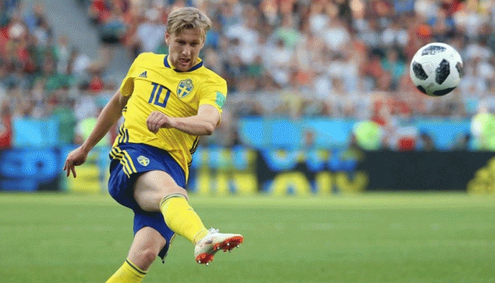 ફીફા વર્લ્ડ કપ 2018: સ્વીડને સ્વિટ્ઝર્લેન્ડનને હરાવ્યું, 24 વર્ષ બાદ ક્વા