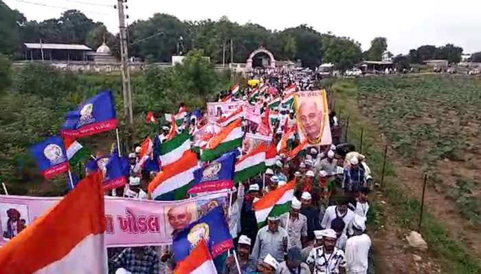 પાટણમાં પાટીદારોએ કરી સરકારની સદબુદ્ધિ માટે સદભાવના યાત્રા