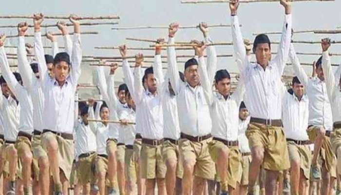 RSS પર પ્રતિબંધના વચનથી ભડક્યું ભાજપ, હિંદુત્વ વિરોધી છે કોંગ્રેસ