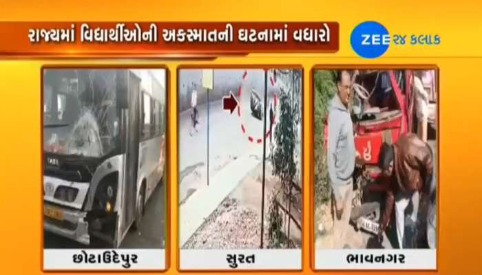 ફરી એકવાર સ્કૂલના વિદ્યાર્થીઓ સાથે અકસ્માત, ભાવનગરના 10 વિદ્યાર્થી ઘાયલ ફરી એકવાર સ્કૂલના વિદ્યાર્થીઓ સાથે અકસ્માત, ભાવનગરના 10 વિદ્યાર્થી ઘાયલ