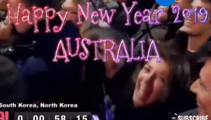 ઓસ્ટ્રેલિયામાં કરાઇ નવા વર્ષની ઉજવણી, જુઓ વીડિયો