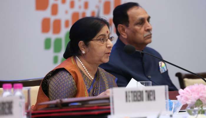 Vibrant Gujarat 2019: ગુજરાતે-ભારતને મોહનદાસ ગાંધી આપ્‍યા, આફ્રિકાએ ‘મહાત્‍મા’ પાછા આપ્‍યા: સુષ્‍મા સ્‍વરાજ