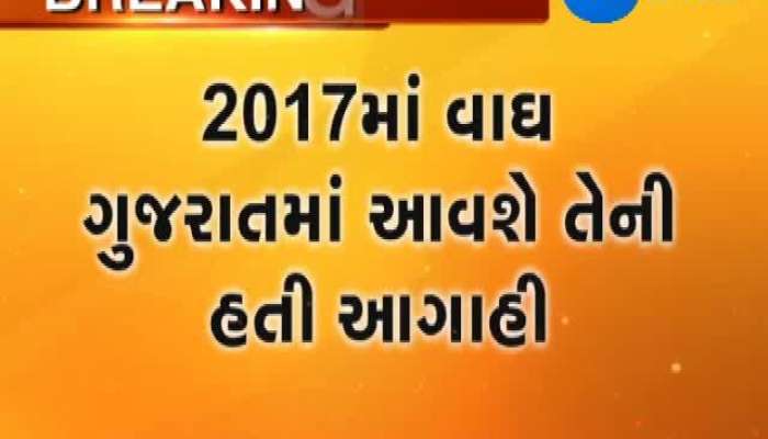 2017માં વનપ્રેમીએ કરી હતી વાઘના ગુજરાત પ્રવેશની આગાહી