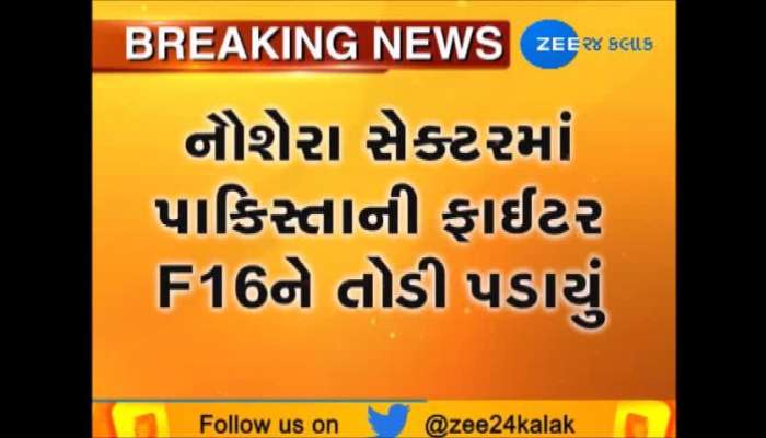 પાકિસ્તાને કર્યો કાંકરીચાળો, ભારતે જેટ F16 તોડી પાડ્યું