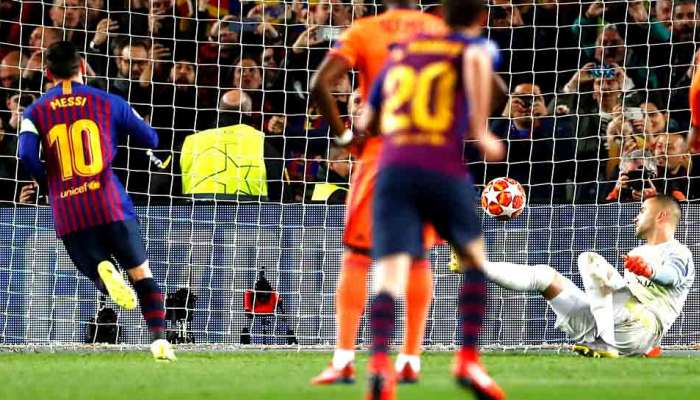 Champions League: મેસીના બે ગોલ, 5-1થી જીતીને બાર્સિલોના પહોંચ્યું ક્વાર્ટર ફાઇનલમાં 