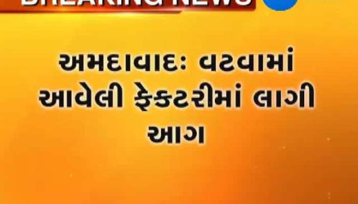 અમદાવાદના નારોલમાં આવેલા રૂના ગોડાઉનમાં આગ લાગી