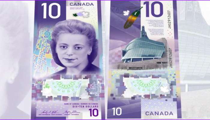 કેનેડાની 10 ડોલરની નોટ બની 'બેસ્ટ નોટ ઓફ ધ યર', જાણો શું છે વિશેષતા...