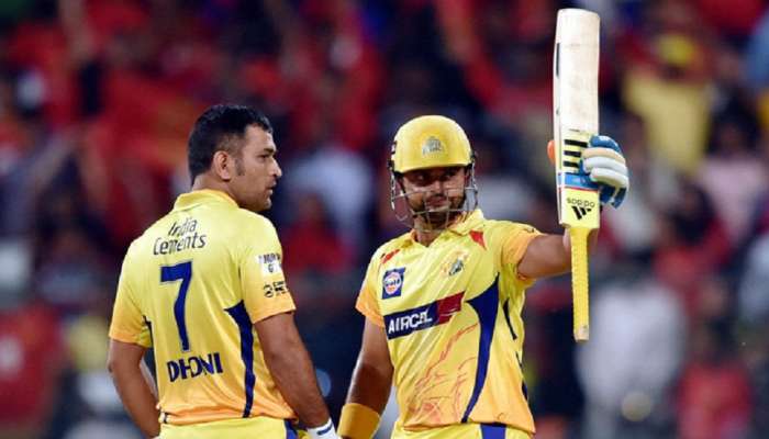 IPL 2019: સુરેશ રૈનાને બેટિંગ ટિપ્સ આપતો જોવા મળ્યો ધોની, જુઓ VIDEO 