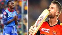 IPL 2019: ડેવિડ વોર્નર 'ઓરેન્જ કેપ' અને કાગિસો રબાડા 'પર્પલ કેપ'ની દોડમા