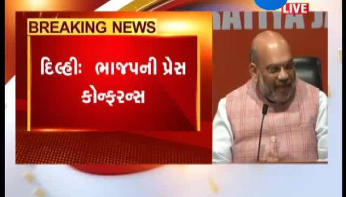 અંતિમ તબક્કાના પ્રચાર પૂર્ણ થાય તે પહેલા ભાજપની પ્રેસ કોન્ફરન્સ, જુઓ શું કહ્યું