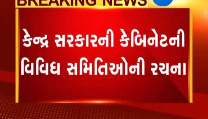 કેન્દ્ર સરકારની કેબિનેટની વિવિધ સમિતિઓની રચના, જુઓ વિગત