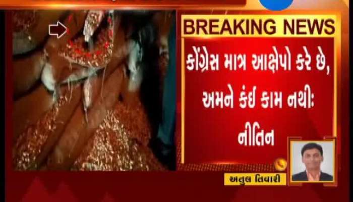 ગાંધીધામ મગફળી કાંડ મામલે ગરમાયું રાજકારણ, જુઓ Dy. CM નીતિન પટેલે શું કહ્યું 