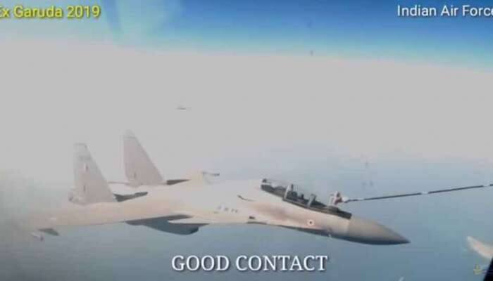 VIDEO : ભારતીય વાયુસેનાની કમાલ, આકાશમાં ઉડાન દરમિયાન સુખોઈમાં ભર્યું ઈંધણ 