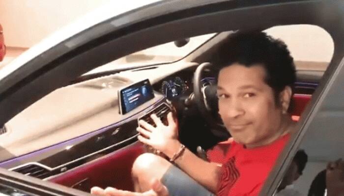 VIDEO: આપોઆપ ચાલવા લાગી કાર, સચિને કહ્યું ગાડીમાં મિસ્ટર ઇન્ડિયા તો નથી?