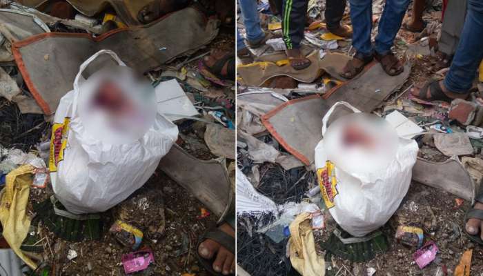 અમદાવાદ: કચરાના ઢગલામાં પડેલી પ્લાસ્ટીકની થેલીમાંથી મળી ‘નવજાત બાળકી’