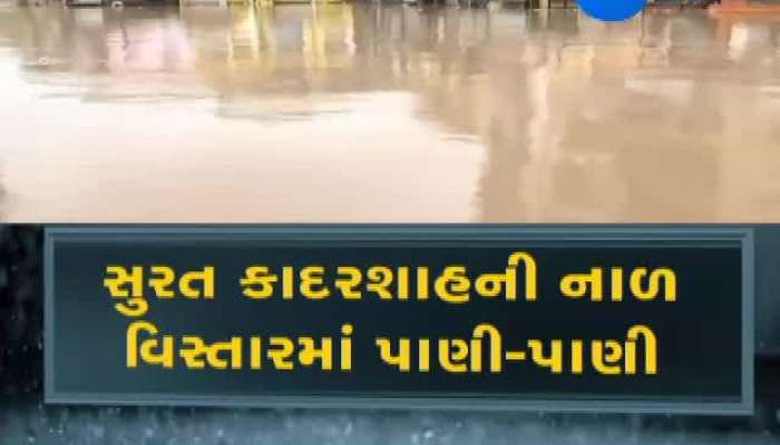 સુરત: નીચાણવાળા વિસ્તારોમાં ભરાયા પાણી, જુઓ શું છે સ્થિતિ 