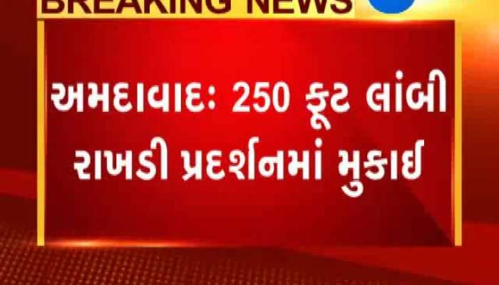 અમદાવાદ: 'ધી માર્ટીયર ઓફ પુલવામા' થીમ પર 250 લાંબી રાખડી બનાવાઇ