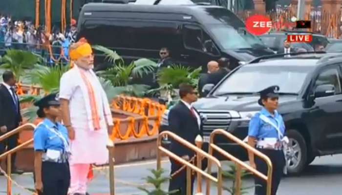 Live : લાલ કિલ્લા પર વડાપ્રધાને ફરકાવ્યો ત્રિરંગો, પીએમ મોદીએ લાલ કિલા પરથી કરી આ જાહેરાત