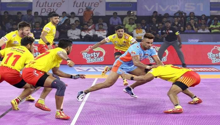 Pro Kabaddi 2019: ગુજરાત અને બંગાળ વચ્ચે રસાકસી બાદ મેચ ટાઈ 