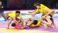 Pro Kabaddi League 2019 : ગુજરાત અને જયપુરની મેચ જોરદાર રસાકસી બાદ 28-28થી