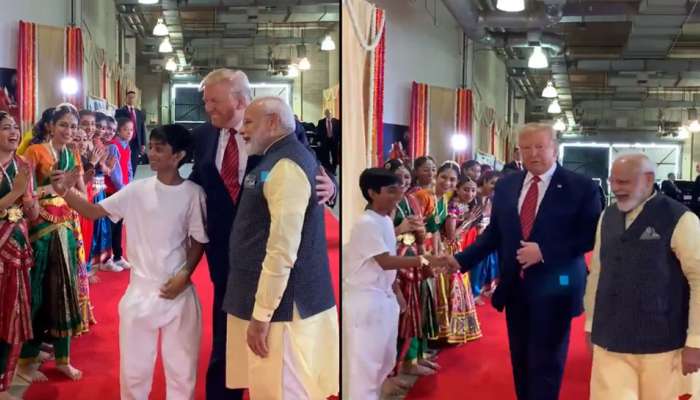 ડોનાલ્ડ ટ્રમ્પ અને PM મોદી સાથે લીધી સેલ્ફી અને બની ગયો 'Smart Boy', જુઓ Viral Video ડોનાલ્ડ ટ્રમ્પ અને PM મોદી સાથે લીધી સેલ્ફી અને બની ગયો 'Smart Boy', જુઓ Viral Video