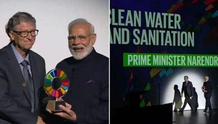 પીએમ મોદીને 'સ્વચ્છ ભારત' માટે મળ્યો 'ગ્લોબલ ગોલકીપર એવોર્ડ'