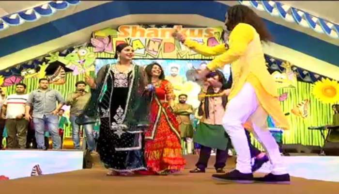 પહેલા નોરતે પ્રિયંકા ચોપરા પહોંચી અમદાવાદ, ગ્રાઉન્ડ પર દાંડિયા રાસ કર્યો