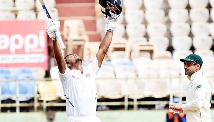 INDvsSA:મયંક અગ્રવાલનો વધુ એક ધમાલ, વિઝાગ બાદ પૂણેમાં ફટકારી સદી