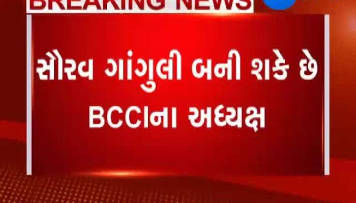 સૌરવ ગાંગુલી બની શકે છે બીસીસીઆઇના પ્રેસિડન્ટ
