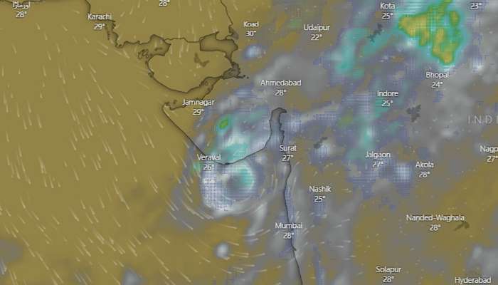 maha cyclone અપડેટ : વાવાઝોડું ડીપ ડિપ્રેશનમાં ફેરવાતા ઉમેજ-પાતાપુરમાં 2.5 ઈંચ વરસાદ ખાબક્યો