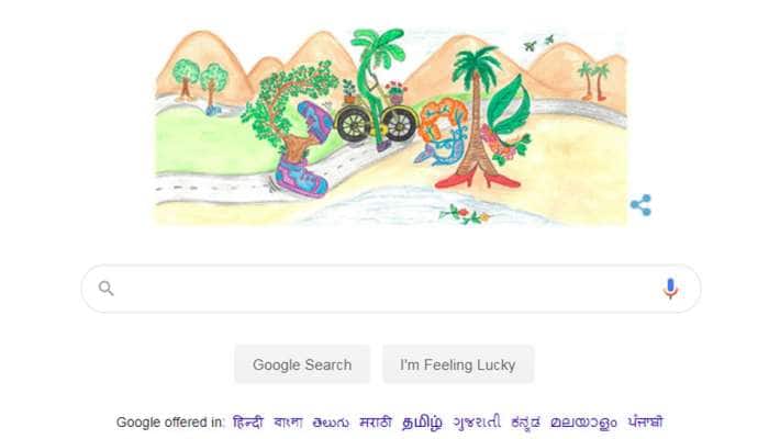 Children's Day: 7 વર્ષની બાળકીએ બનાવ્યું આજનું Google ડૂડલ,આપ્યો ખાસ મેસેજ