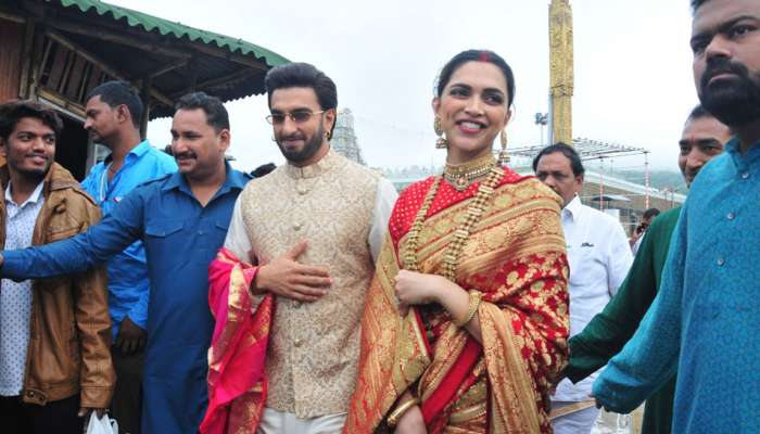 PICS : દીપિકા પાદુકોણ આજે ફરી બની દુલ્હન, પહેલી એનિવર્સરીએ સજીધજીને પહોંચી તિરુપતિ