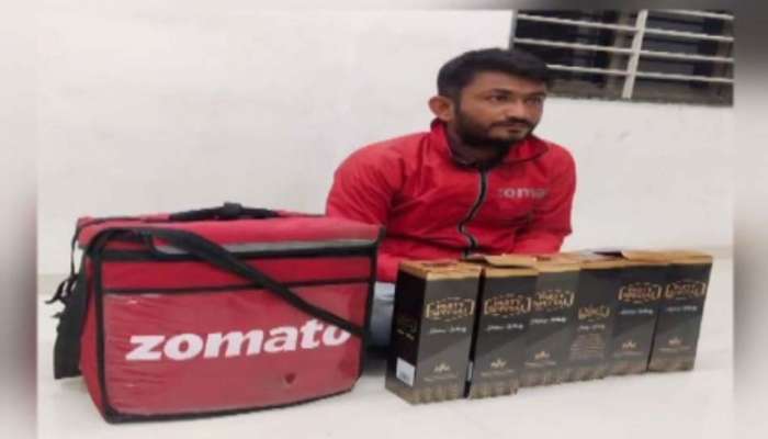 Zomatoના નામનો ઉપયોગ કરીને બૂટલેગરે દારૂનો ધંધો ચલાવ્યો, રાજકોટ દારૂ સાથે પકડાયો