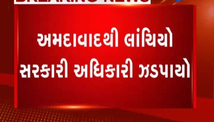 અમદાવાદમાં લાંચિયો સરકારી અધિકારી ઝડપાયો