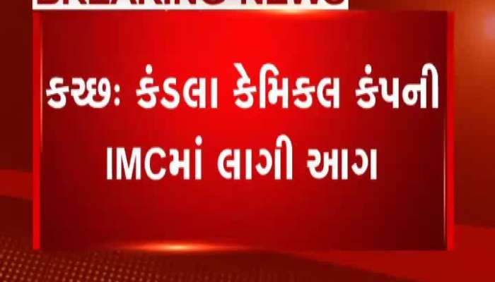 કચ્છના કંડલા પોર્ટમાં કેમિકલ ટેન્કમાં બ્લાસ્ટ બાદ આગ, 4ના મોત