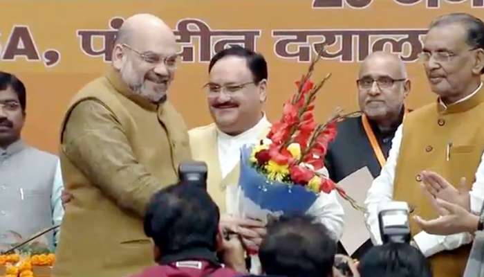 BJP ના રાષ્ટ્રીય અધ્યક્ષ બન્યા જેપી નડ્ડા, નિર્વિરોધ ચૂંટાયા
