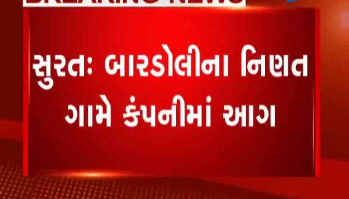 બારડોલી: ફેક્ટરીના સેન્ડિંગમાં આગ