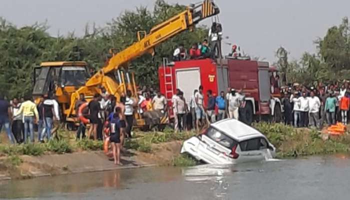 સુરત: બારડોલીમાં ગાડી કેનાલમાં ખાબકતા, પરિવારનાં 3 લોકોનાં મોત નિપજ્યાં