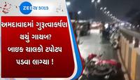 અમદાવાદ: અંજલી બ્રિજ પર અચાનક ગુરૂત્વકર્ષણ થયું અલોપ? વાહનો ટપોટપ પડવા લાગ્યા !
