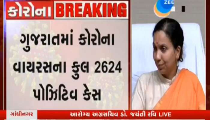 Coronaupdate : આજે રાજ્યમાં 3000 ટેસ્ટ, 217 પોઝિટિવ, કુલ દર્દી 2624 અને 9ના મોત